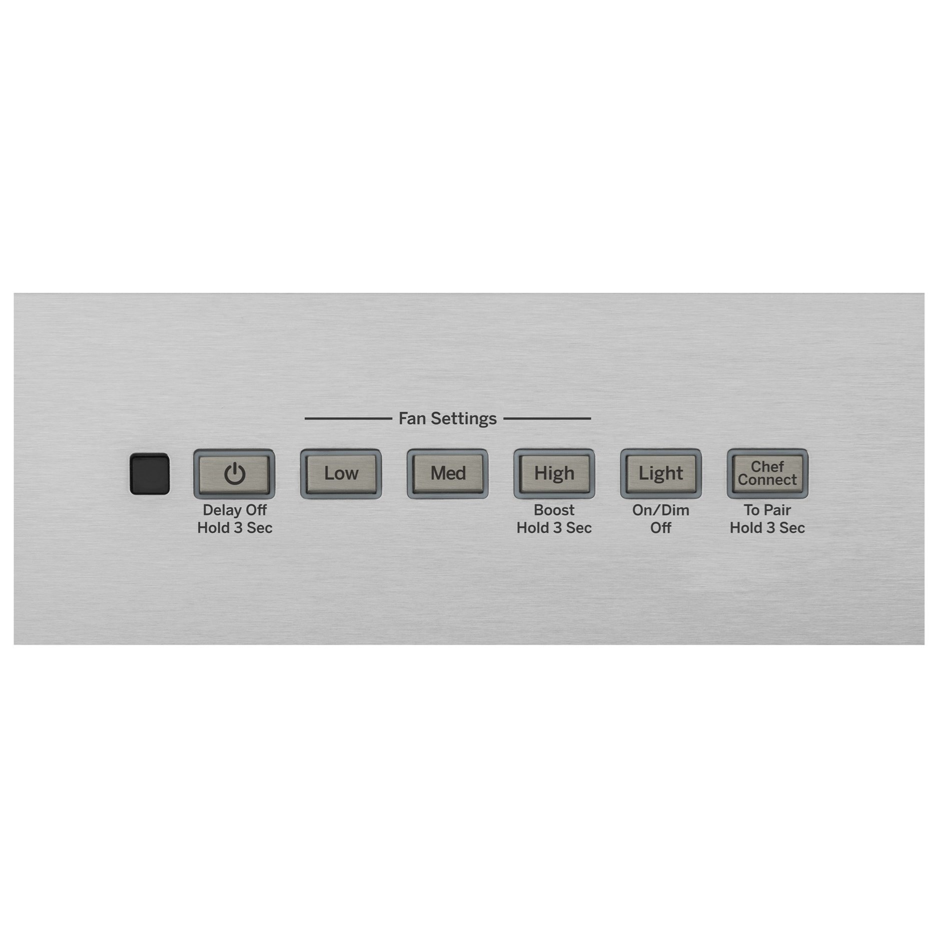 GE Appliances UVW8301SLSS 30” Designer Wall Mount Hood with Dimmable